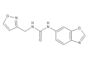 1-(1,3-benzoxazol-6-yl)-3-(isoxazol-3-ylmethyl)urea