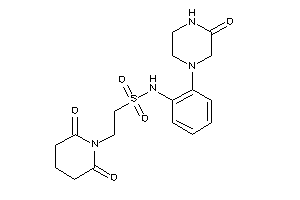 2-glutarimido-N-[2-(3-ketopiperazino)phenyl]ethanesulfonamide