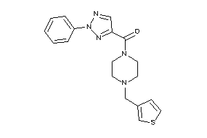 (2-phenyltriazol-4-yl)-[4-(3-thenyl)piperazino]methanone