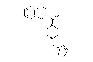 3-[4-(3-thenyl)piperazine-1-carbonyl]-1H-1,8-naphthyridin-4-one