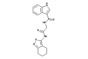 Image of N-[2-keto-2-(4,5,6,7-tetrahydroanthranil-3-ylamino)ethyl]-1H-indole-3-carboxamide