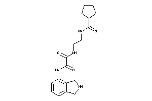 N-[2-(cyclopentanecarbonylamino)ethyl]-N'-isoindolin-4-yl-oxamide