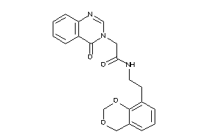 N-[2-(4H-1,3-benzodioxin-8-yl)ethyl]-2-(4-ketoquinazolin-3-yl)acetamide