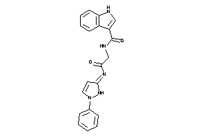 N-[2-keto-2-[(1-phenyl-3-pyrazolin-3-ylidene)amino]ethyl]-1H-indole-3-carboxamide