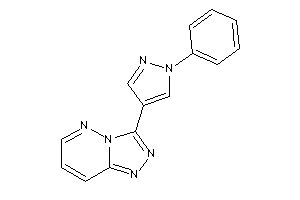 3-(1-phenylpyrazol-4-yl)-[1,2,4]triazolo[3,4-f]pyridazine