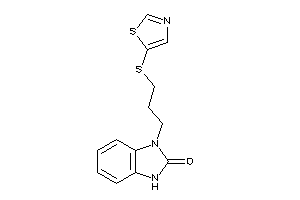 3-[3-(thiazol-5-ylthio)propyl]-1H-benzimidazol-2-one