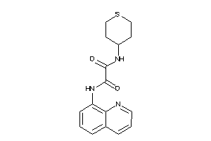 N'-(8-quinolyl)-N-tetrahydrothiopyran-4-yl-oxamide