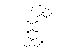 N'-isoindolin-4-yl-N-(2,3,4,5-tetrahydro-1-benzoxepin-5-yl)oxamide