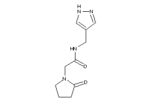 2-(2-ketopyrrolidino)-N-(1H-pyrazol-4-ylmethyl)acetamide