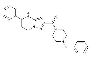 (4-benzylpiperazino)-(5-phenyl-4,5,6,7-tetrahydropyrazolo[1,5-a]pyrimidin-2-yl)methanone