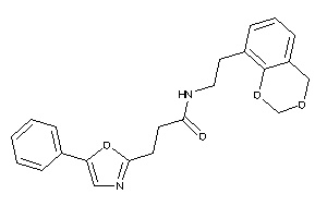 N-[2-(4H-1,3-benzodioxin-8-yl)ethyl]-3-(5-phenyloxazol-2-yl)propionamide