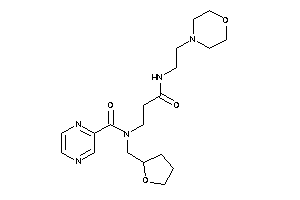 N-[3-keto-3-(2-morpholinoethylamino)propyl]-N-(tetrahydrofurfuryl)pyrazinamide