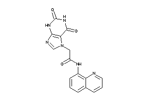 2-(2,6-diketo-3H-purin-7-yl)-N-(8-quinolyl)acetamide