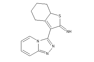 [3-([1,2,4]triazolo[4,3-a]pyridin-3-yl)-5,6,7,7a-tetrahydro-4H-benzothiophen-2-ylidene]amine
