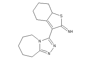 [3-(6,7,8,9-tetrahydro-5H-[1,2,4]triazolo[4,3-a]azepin-3-yl)-5,6,7,7a-tetrahydro-4H-benzothiophen-2-ylidene]amine