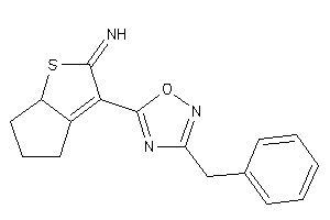 [3-(3-benzyl-1,2,4-oxadiazol-5-yl)-4,5,6,6a-tetrahydrocyclopenta[b]thiophen-2-ylidene]amine