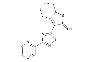 Image of [3-[3-(2-pyridyl)-1,2,4-oxadiazol-5-yl]-5,6,7,7a-tetrahydro-4H-benzothiophen-2-ylidene]amine