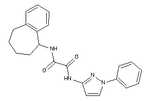 N'-(1-phenylpyrazol-3-yl)-N-(6,7,8,9-tetrahydro-5H-benzocyclohepten-9-yl)oxamide