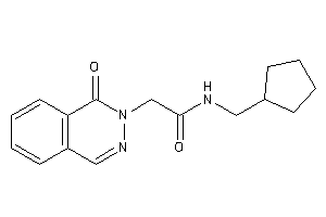 N-(cyclopentylmethyl)-2-(1-ketophthalazin-2-yl)acetamide