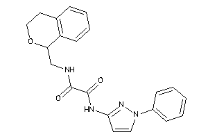 N-(isochroman-1-ylmethyl)-N'-(1-phenylpyrazol-3-yl)oxamide