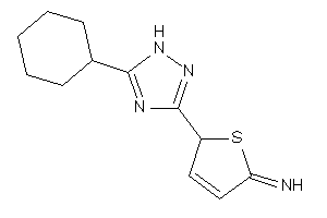 [2-(5-cyclohexyl-1H-1,2,4-triazol-3-yl)-2H-thiophen-5-ylidene]amine