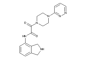 N-isoindolin-4-yl-2-keto-2-(4-pyridazin-3-ylpiperazino)acetamide