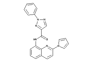 2-phenyl-N-(2-pyrrol-1-yl-8-quinolyl)triazole-4-carboxamide