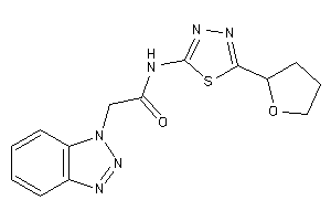 2-(benzotriazol-1-yl)-N-[5-(tetrahydrofuryl)-1,3,4-thiadiazol-2-yl]acetamide