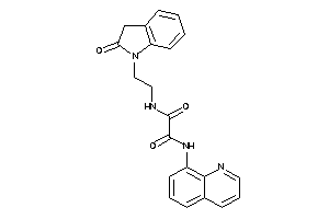 N-[2-(2-ketoindolin-1-yl)ethyl]-N'-(8-quinolyl)oxamide