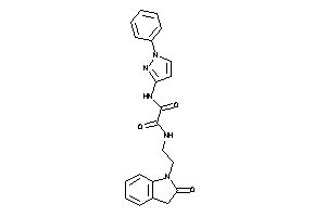 N-[2-(2-ketoindolin-1-yl)ethyl]-N'-(1-phenylpyrazol-3-yl)oxamide