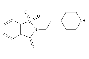 1,1-diketo-2-[2-(4-piperidyl)ethyl]-1,2-benzothiazol-3-one