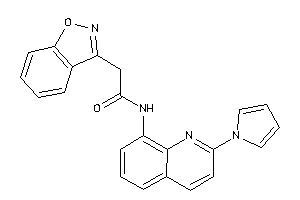 2-indoxazen-3-yl-N-(2-pyrrol-1-yl-8-quinolyl)acetamide