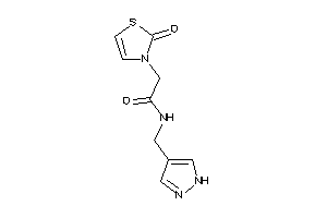 2-(2-keto-4-thiazolin-3-yl)-N-(1H-pyrazol-4-ylmethyl)acetamide