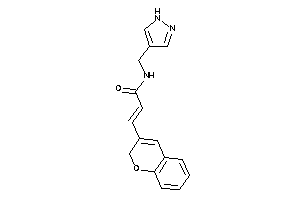 3-(2H-chromen-3-yl)-N-(1H-pyrazol-4-ylmethyl)acrylamide