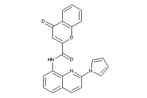 4-keto-N-(2-pyrrol-1-yl-8-quinolyl)chromene-2-carboxamide