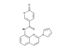 6-keto-N-(2-pyrrol-1-yl-8-quinolyl)pyran-3-carboxamide