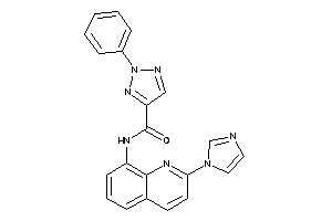 N-(2-imidazol-1-yl-8-quinolyl)-2-phenyl-triazole-4-carboxamide