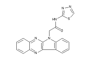 2-indolo[3,2-b]quinoxalin-6-yl-N-(1,3,4-thiadiazol-2-yl)acetamide