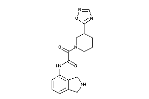 N-isoindolin-4-yl-2-keto-2-[3-(1,2,4-oxadiazol-5-yl)piperidino]acetamide