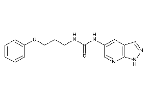 1-(3-phenoxypropyl)-3-(1H-pyrazolo[3,4-b]pyridin-5-yl)urea