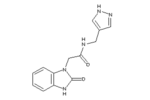 2-(2-keto-3H-benzimidazol-1-yl)-N-(1H-pyrazol-4-ylmethyl)acetamide