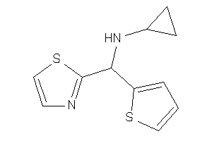 Cyclopropyl-[thiazol-2-yl(2-thienyl)methyl]amine