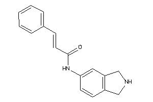 N-isoindolin-5-yl-3-phenyl-acrylamide