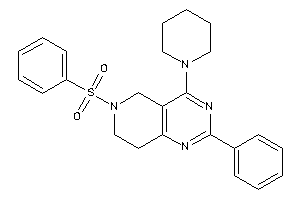 6-besyl-2-phenyl-4-piperidino-7,8-dihydro-5H-pyrido[4,3-d]pyrimidine