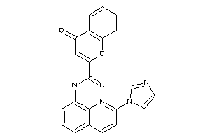 N-(2-imidazol-1-yl-8-quinolyl)-4-keto-chromene-2-carboxamide