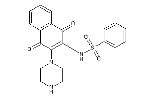 Image of N-(1,4-diketo-3-piperazino-2-naphthyl)benzenesulfonamide