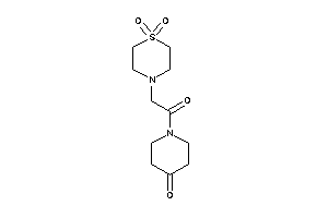 1-[2-(1,1-diketo-1,4-thiazinan-4-yl)acetyl]-4-piperidone