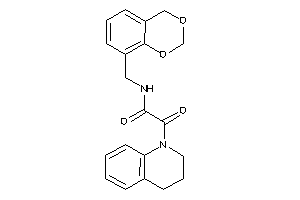 N-(4H-1,3-benzodioxin-8-ylmethyl)-2-(3,4-dihydro-2H-quinolin-1-yl)-2-keto-acetamide