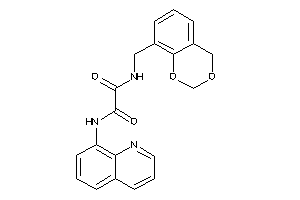 N-(4H-1,3-benzodioxin-8-ylmethyl)-N'-(8-quinolyl)oxamide