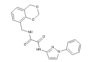 N-(4H-1,3-benzodioxin-8-ylmethyl)-N'-(1-phenylpyrazol-3-yl)oxamide